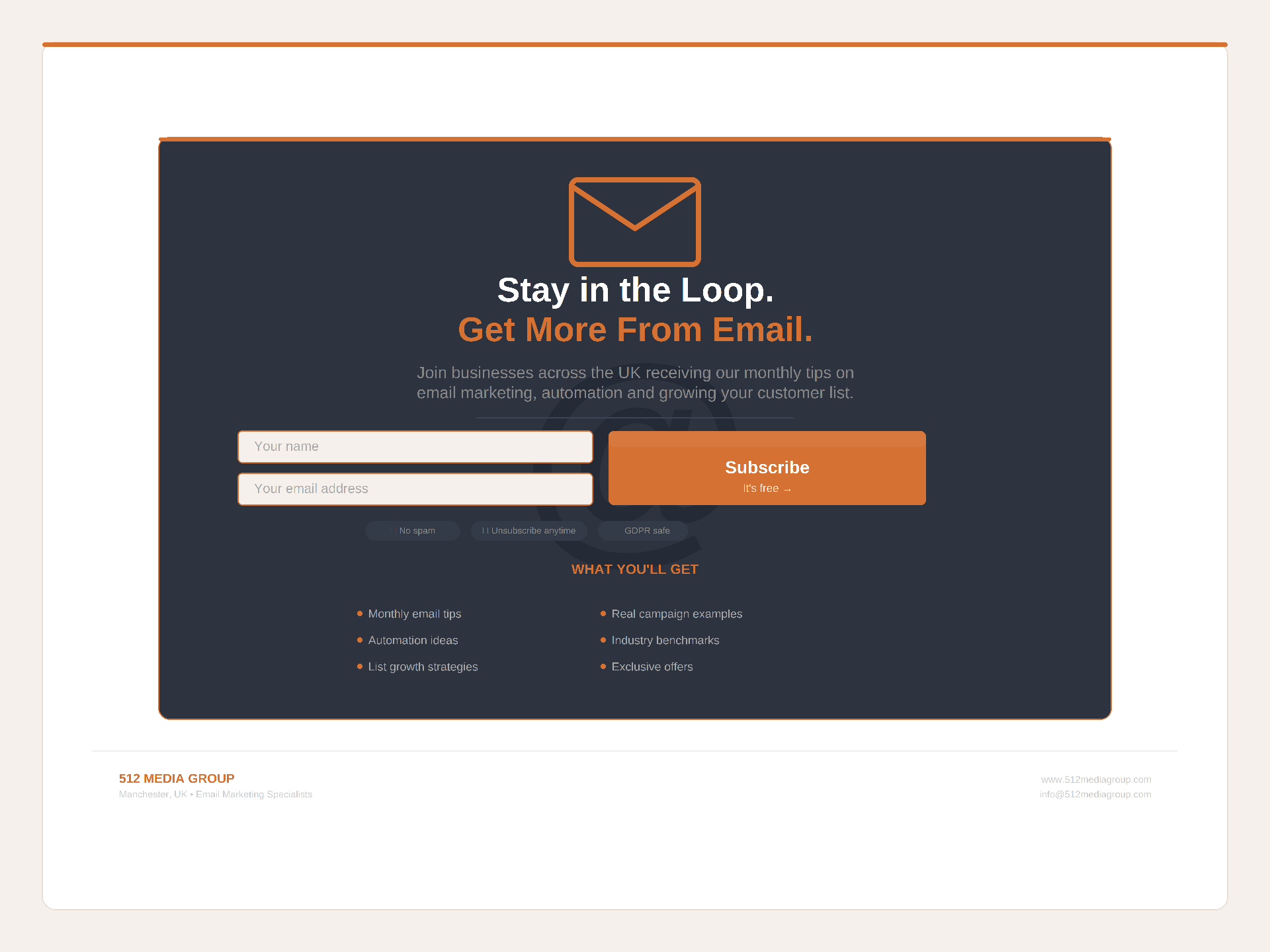 Sign-Up Forms